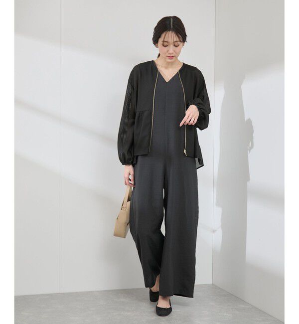 Rope&rsquo;Picnic「メッシュペプラムブルゾン」|ブルゾン・スタジャン|