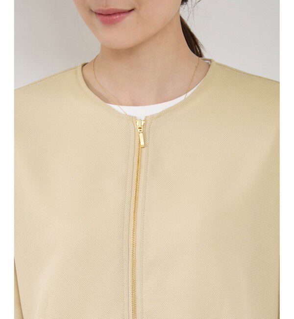 Rope&rsquo;Picnic「メッシュペプラムブルゾン」|ブルゾン・スタジャン|