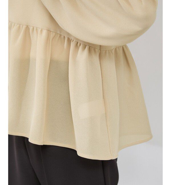 Rope&rsquo;Picnic「メッシュペプラムブルゾン」|ブルゾン・スタジャン|