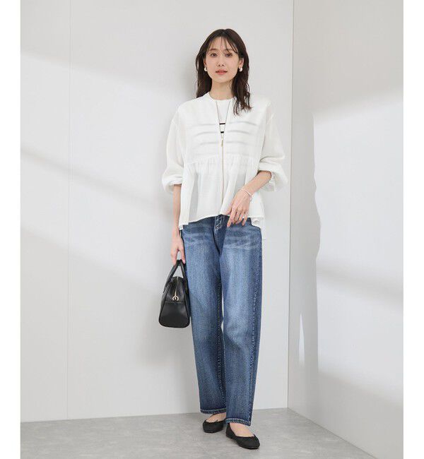 Rope&rsquo;Picnic「メッシュペプラムブルゾン」|ブルゾン・スタジャン|