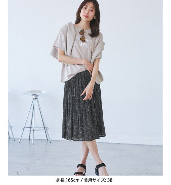 Rope&rsquo;Picnic「【新色追加】着丈が選べるエアリープリーツスカート」|スカート|