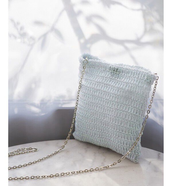 ROPE PICNIC PASSAGE「メタリックヤーンミニチェーンショルダーバッグ」|ショルダー・メッセンジャー|