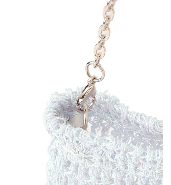 ROPE PICNIC PASSAGE「メタリックヤーンミニチェーンショルダーバッグ」|ショルダー・メッセンジャー|