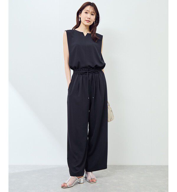 Rope&rsquo;Picnic「ジョガーイージーワイドパンツ/セットアップ対応」|チノ|