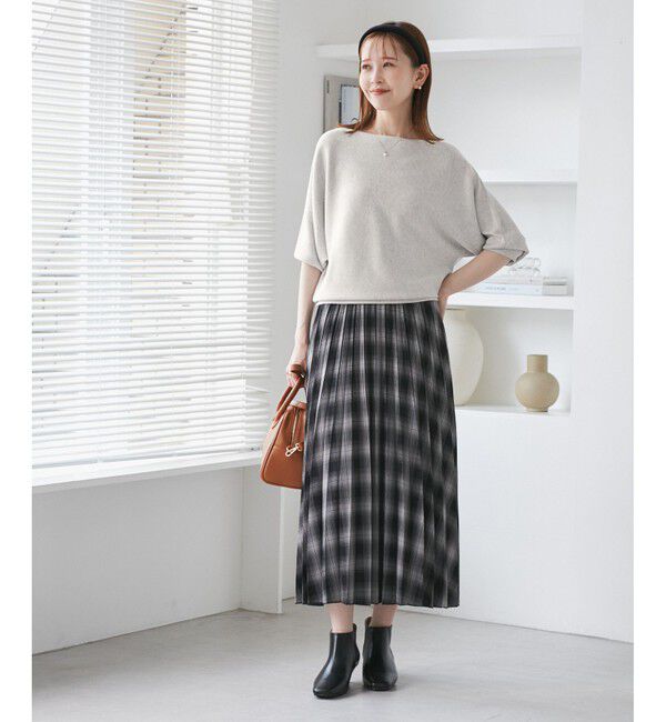 Rope&rsquo;Picnic「ラメ混ドルマン7分袖ニット」|ニット・セーター|