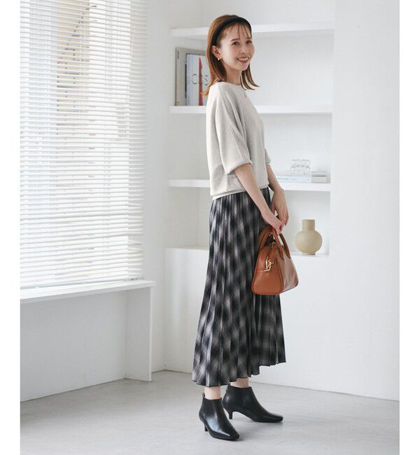 Rope&rsquo;Picnic「ラメ混ドルマン7分袖ニット」|ニット・セーター|