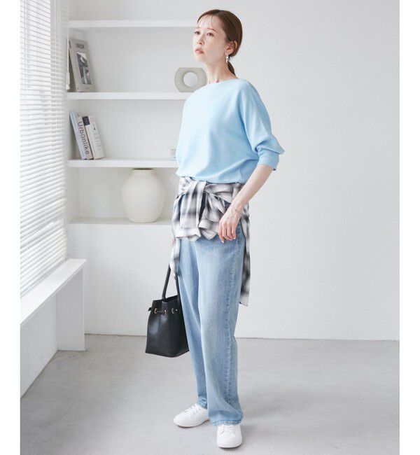 Rope&rsquo;Picnic「ラメ混ドルマン7分袖ニット」|ニット・セーター|