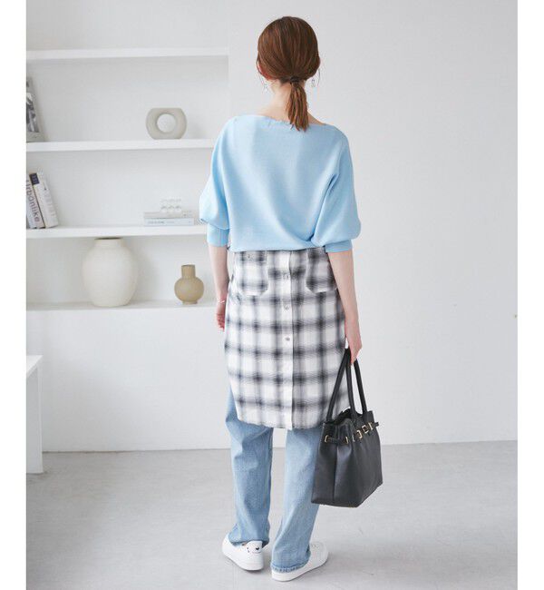 Rope&rsquo;Picnic「ラメ混ドルマン7分袖ニット」|ニット・セーター|