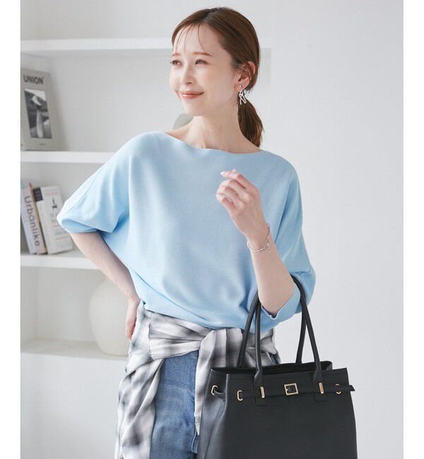 Rope&rsquo;Picnic「ラメ混ドルマン7分袖ニット」|ニット・セーター|