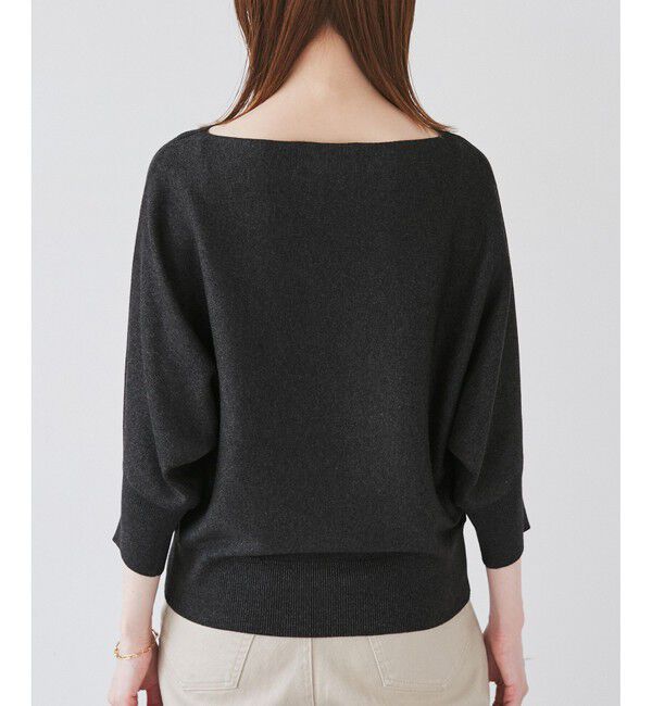 Rope&rsquo;Picnic「ラメ混ドルマン7分袖ニット」|ニット・セーター|