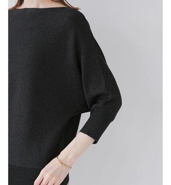 Rope&rsquo;Picnic「ラメ混ドルマン7分袖ニット」|ニット・セーター|