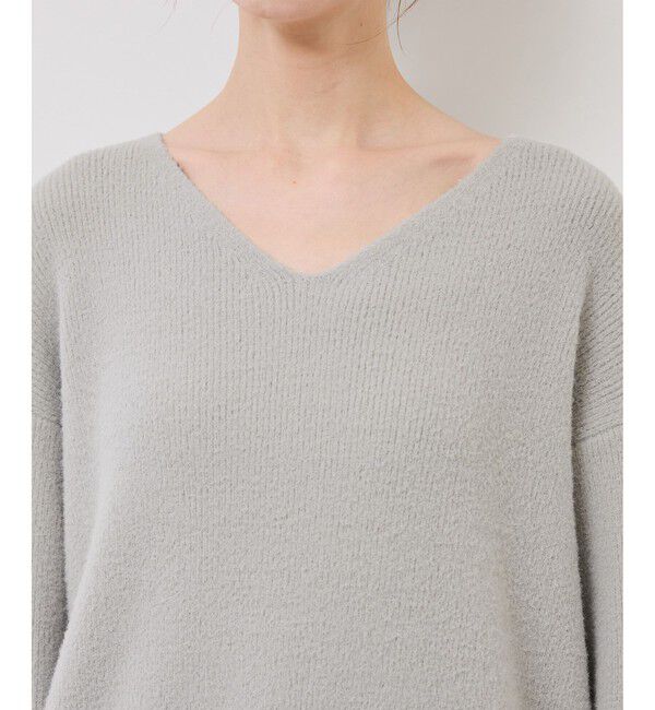 Rope&rsquo;Picnic「【新色追加】スフレニットシリーズ Vネックニットプルオーバー/イージーケア・リンクコーデ」|ニット・セーター|