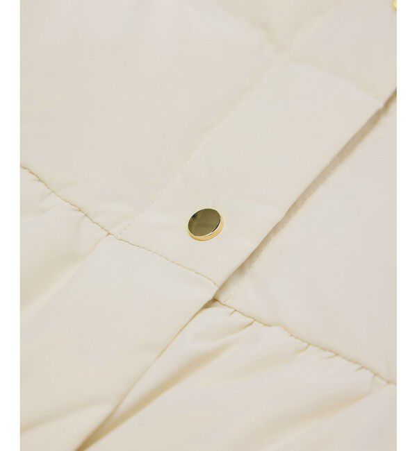 Rope&rsquo;Picnic「【GREEN DOWN/グリーンダウン】ペプラムダウンベスト」|ダウンベスト・ベスト|