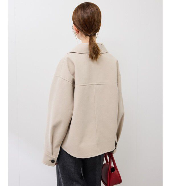 Rope&rsquo;Picnic「ジャージーメルトンシリーズ ポケット付きジップブルゾン/リンクコーデ」|ブルゾン・スタジャン|