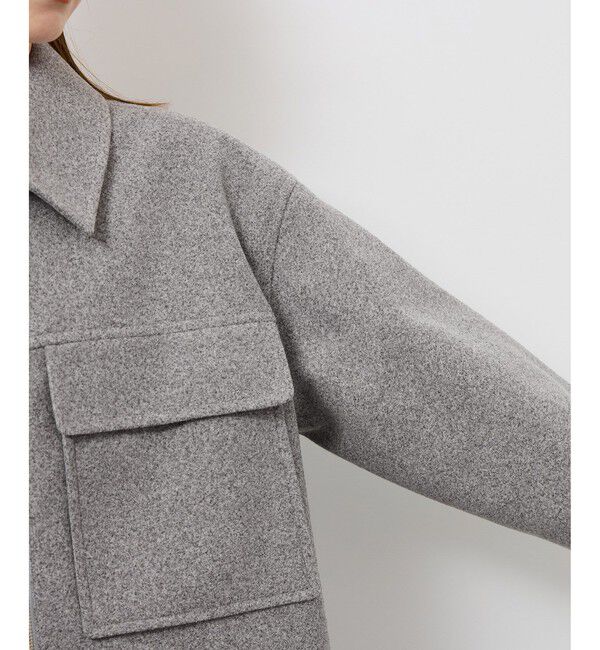 Rope&rsquo;Picnic「ジャージーメルトンシリーズ ポケット付きジップブルゾン/リンクコーデ」|ブルゾン・スタジャン|