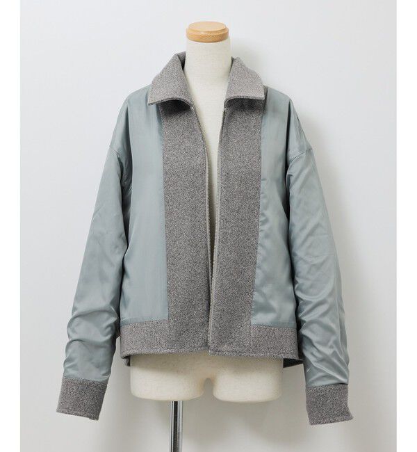 Rope&rsquo;Picnic「ジャージーメルトンシリーズ ポケット付きジップブルゾン/リンクコーデ」|ブルゾン・スタジャン|