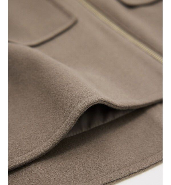 Rope&rsquo;Picnic「ジャージーメルトンシリーズ ポケット付きジップブルゾン/リンクコーデ」|ブルゾン・スタジャン|