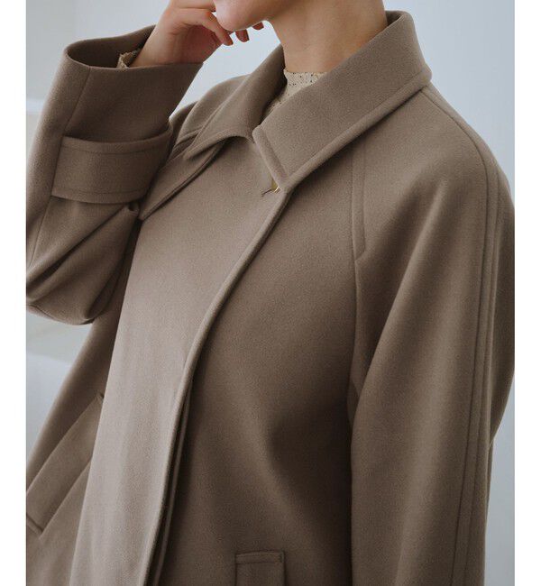 Rope&rsquo;Picnic「ジャージーメルトンシリーズ 金ボタンミドル丈コート/リンクコーデ」|その他|