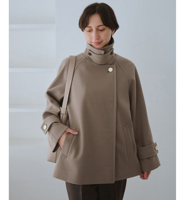 Rope&rsquo;Picnic「ジャージーメルトンシリーズ 金ボタンミドル丈コート/リンクコーデ」|その他|