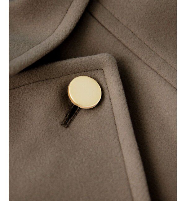 Rope&rsquo;Picnic「ジャージーメルトンシリーズ 金ボタンミドル丈コート/リンクコーデ」|その他|