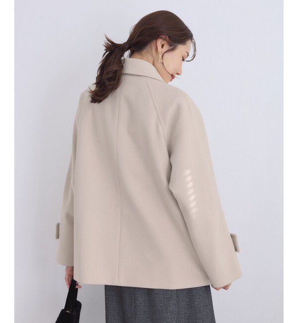 Rope&rsquo;Picnic「ジャージーメルトンシリーズ 金ボタンミドル丈コート/リンクコーデ」|その他|