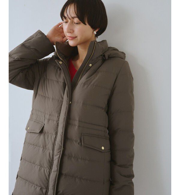 Rope&rsquo;Picnic「【GREEN DOWN/グリーンダウン】ファー付きダウンロングコート/一部WEB限定カラー」|ダウン|