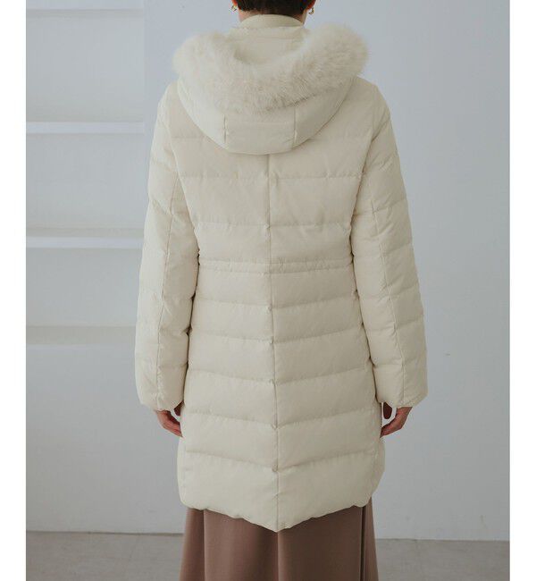 Rope&rsquo;Picnic「【GREEN DOWN/グリーンダウン】ファー付きダウンロングコート/一部WEB限定カラー」|ダウン|