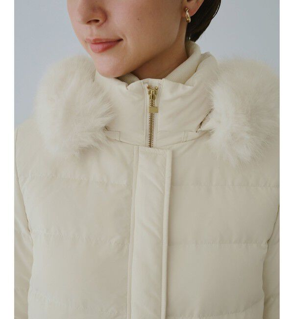 Rope&rsquo;Picnic「【GREEN DOWN/グリーンダウン】ファー付きダウンロングコート/一部WEB限定カラー」|ダウン|