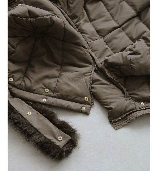 Rope&rsquo;Picnic「【GREEN DOWN/グリーンダウン】ファー付きダウンロングコート/一部WEB限定カラー」|ダウン|