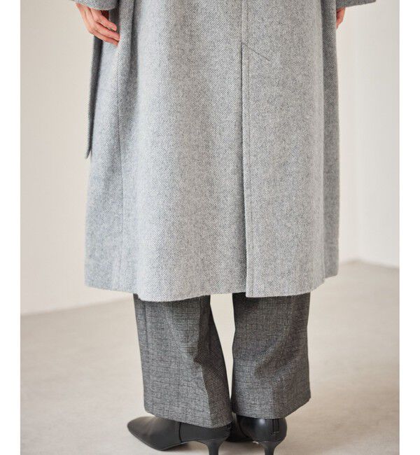 Rope&rsquo;Picnic「JAPAN FABRIC スタンドカラーロングコート/一部WEB限定カラー」|チェスターコート|