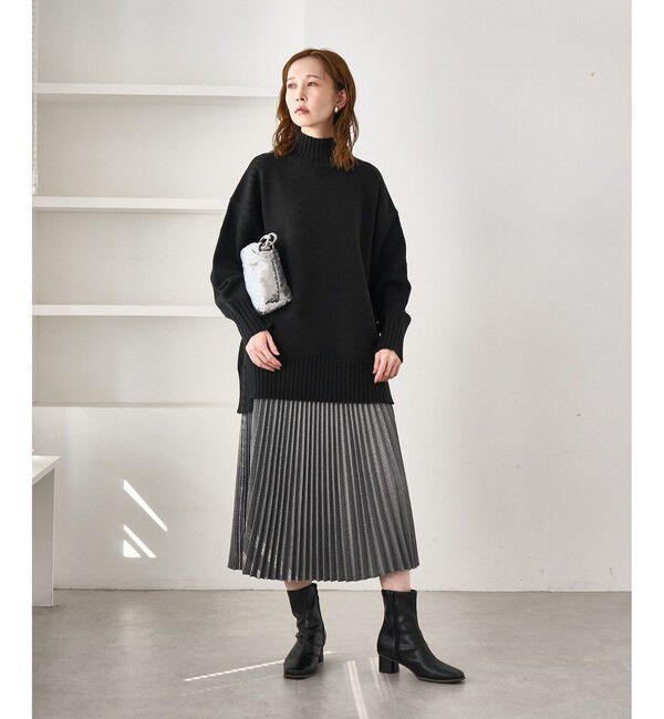 Rope&rsquo;Picnic「【WEB限定】サイドスリットニットプルオーバー/イージーケア」|ニット・セーター|