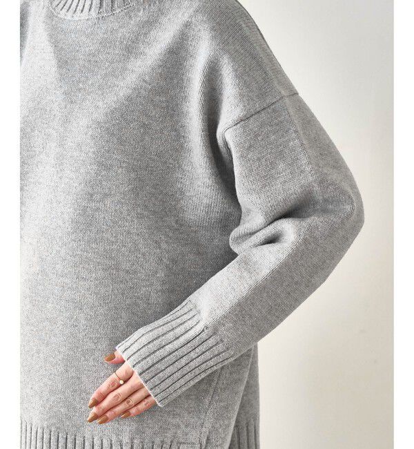 Rope&rsquo;Picnic「【WEB限定】サイドスリットニットプルオーバー/イージーケア」|ニット・セーター|