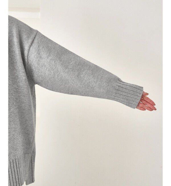 Rope&rsquo;Picnic「【WEB限定】サイドスリットニットプルオーバー/イージーケア」|ニット・セーター|