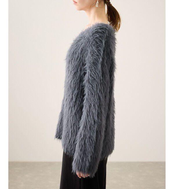 Rope&rsquo;Picnic「フェザーVネックニット」|ニット・セーター|