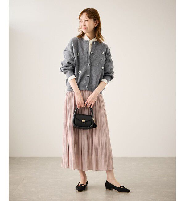 Rope&rsquo;Picnic「ビジューニットカーディガン」|カーディガン|