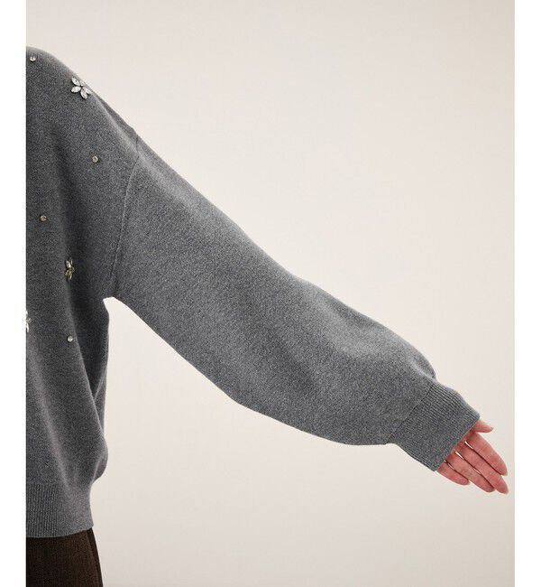 Rope&rsquo;Picnic「ビジューニットカーディガン」|カーディガン|