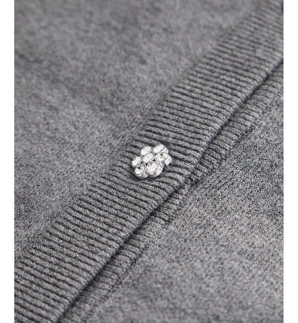 Rope&rsquo;Picnic「ビジューニットカーディガン」|カーディガン|