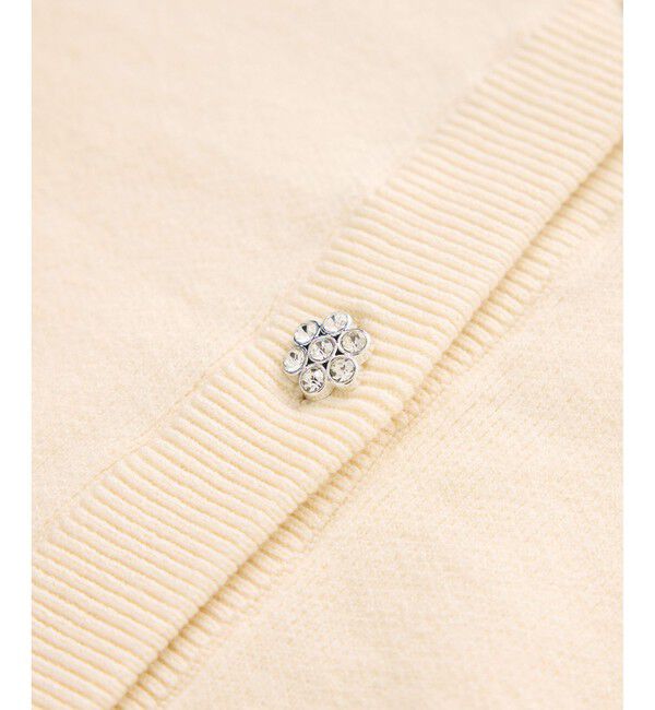 Rope&rsquo;Picnic「ビジューニットカーディガン」|カーディガン|