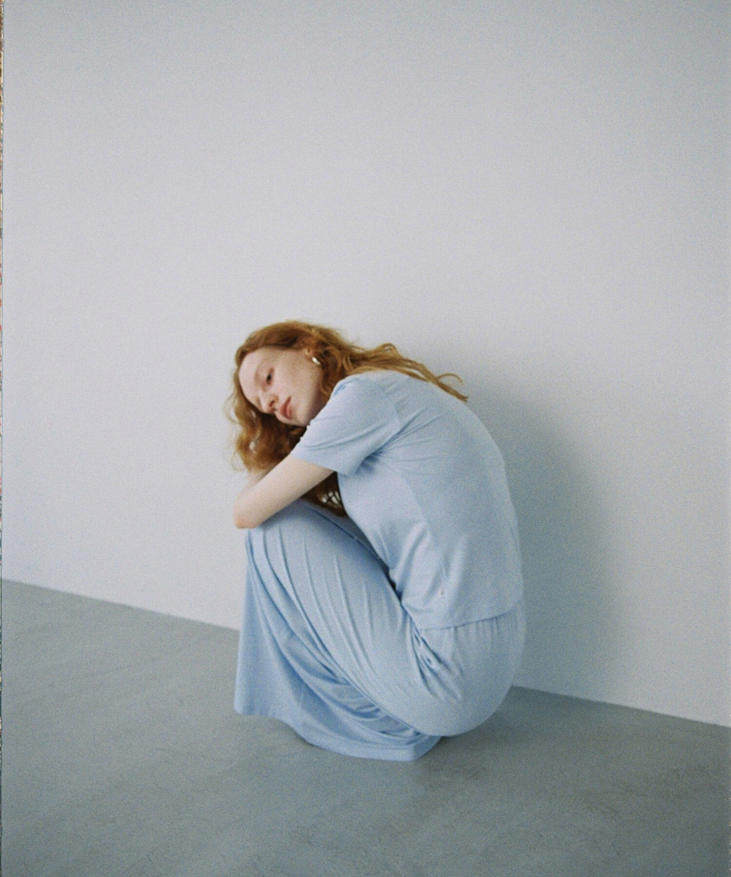 ADAM ET ROPE'「【agnes b. pour ADAM ET ROPE'】JUPE PRESSIONS LONG」|スカート|