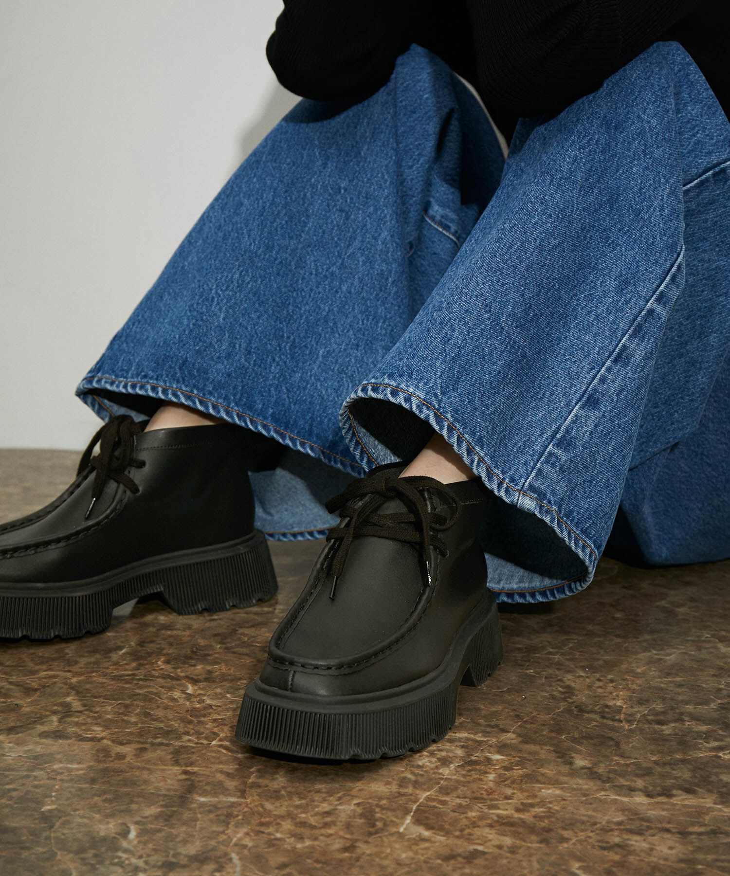 ADAM ET ROPE'「トラックソールモカシンシューズ」|その他|