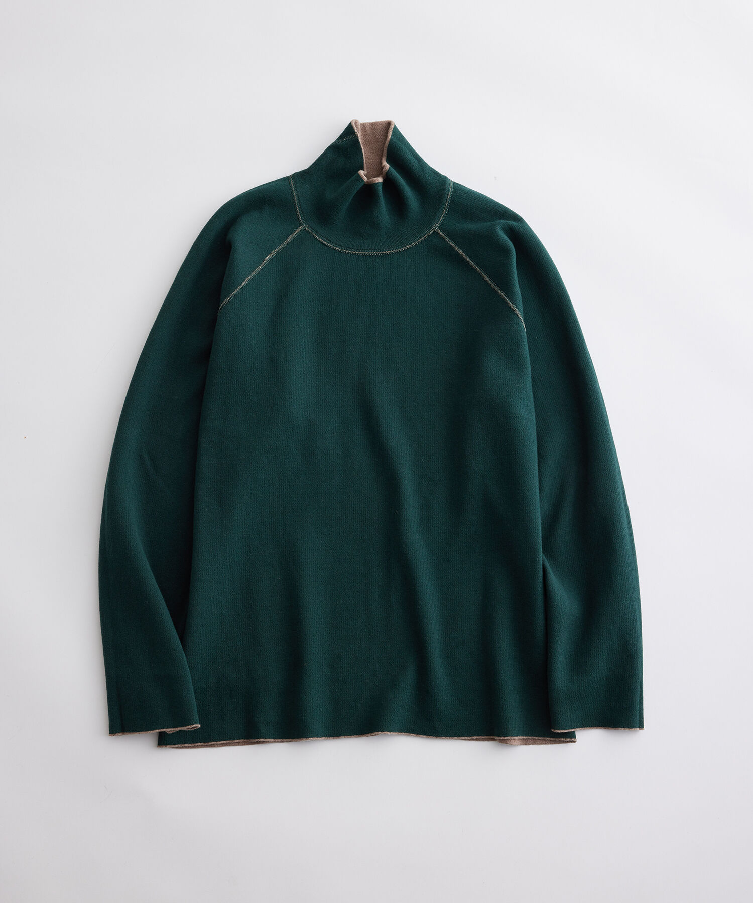 ADAM ET ROPE'「カシミヤブレンド リバーシブル オフタートル ニット」|ニット・セーター|