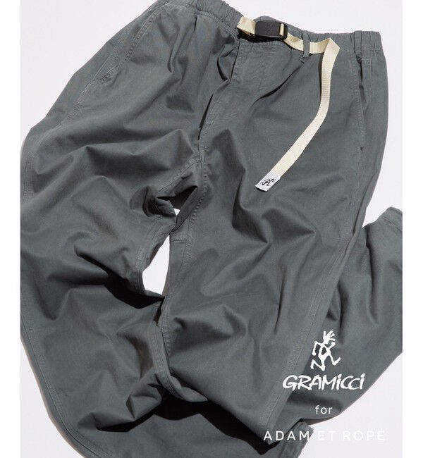 ADAM ET ROPE'「《別注》【GRAMICCI / グラミチ】NN PANTS / GARMENT DYE TIGHT FIT」|チノ|チャコール