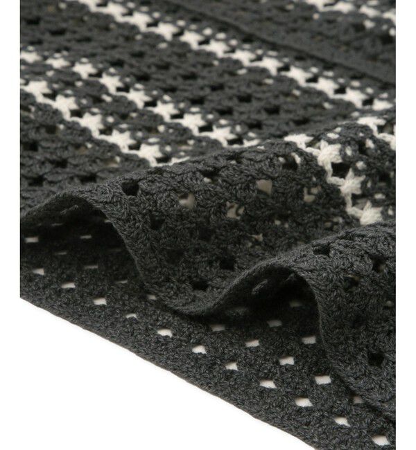 ADAM ET ROPE'「【WEB限定】クロシェニットポロ」|ニット・セーター|