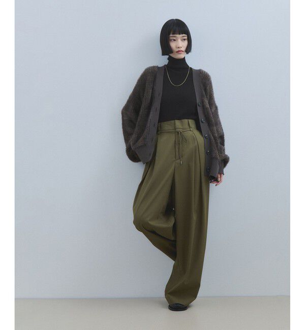 ADAM ET ROPE'「【WEB限定】・【サステナブル】エコベロRIBタートル」|ニット・セーター|