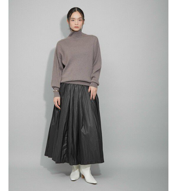 ADAM ET ROPE'「【WEB限定】・【定番人気】WOOL混リブタートルニット」|ニット・セーター|