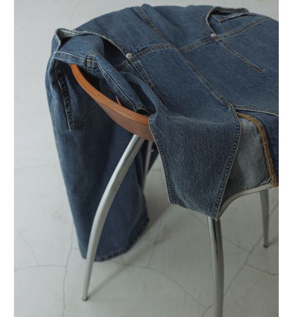 ADAM ET ROPE'「【WEB限定】デニムIラインワンピース」|ワンピース|