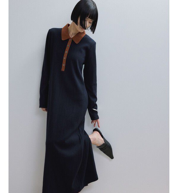 ADAM ET ROPE'「【WEB限定】・【定番人気】ポロシャツワンピース」|ワンピース|
