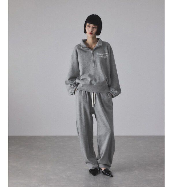 ADAM ET ROPE'「【サステナブル】カーブスウェットパンツ」|チノ|