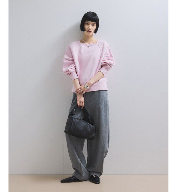 ADAM ET ROPE'「【サステナブル】カーブスウェットパンツ」|チノ|