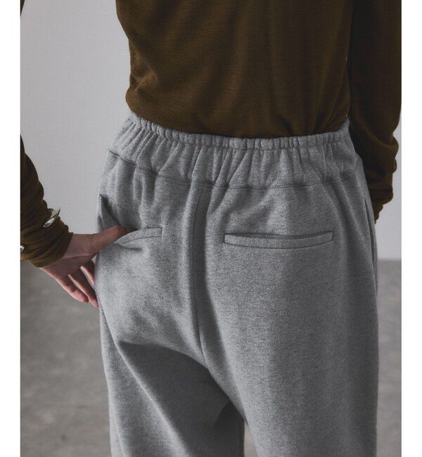 ADAM ET ROPE'「【サステナブル】カーブスウェットパンツ」|チノ|